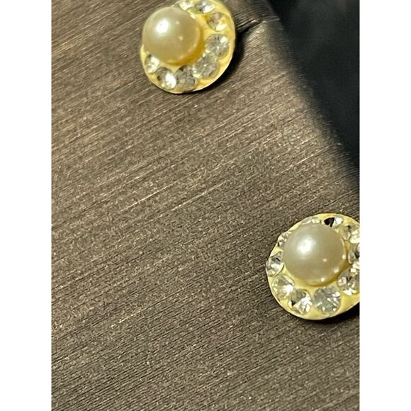 Pearl Gold Earrings DeAngelis Jewelry Germantown TN EUC - Picture 4 of 4